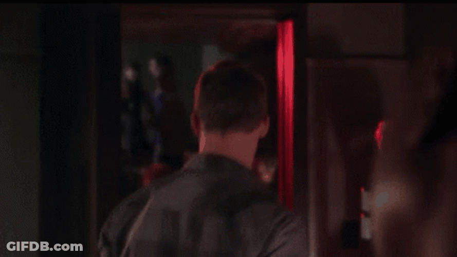 Thad Castle Alan Ritchson Went Outside GIF