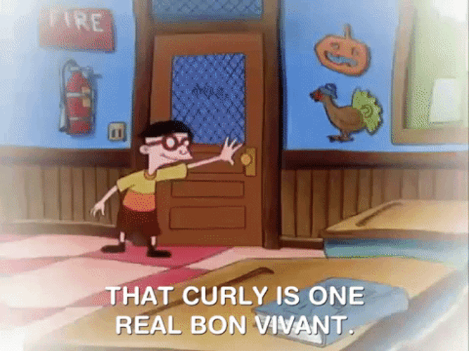 Thaddeus Door Opening Curly Is One Real Vivant GIF