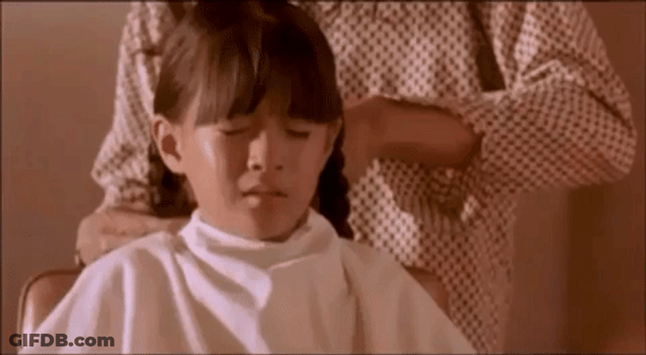 Thai My Girl Hair Cut GIF