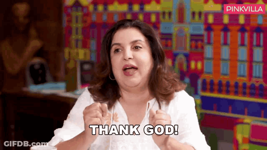 Thank God Farah Khan GIF