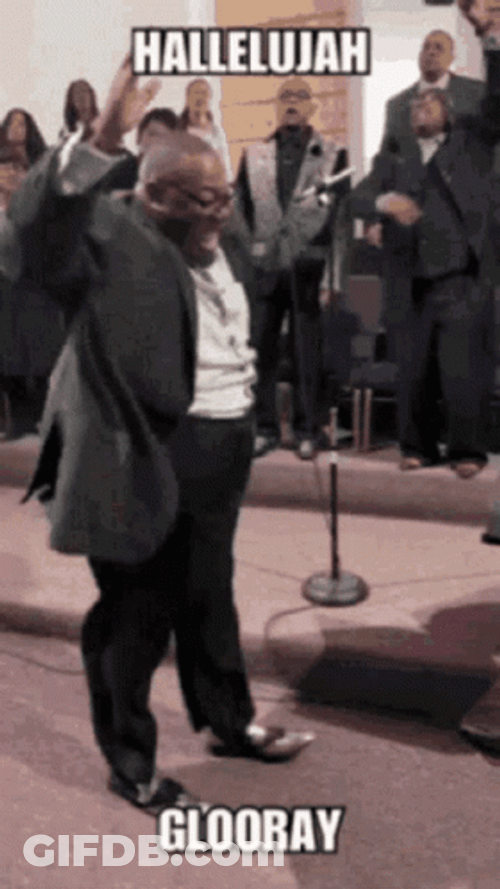 Thank God Hallelujah Glory Dance GIF