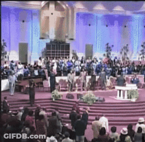 Thank God Happy Church Dance GIF