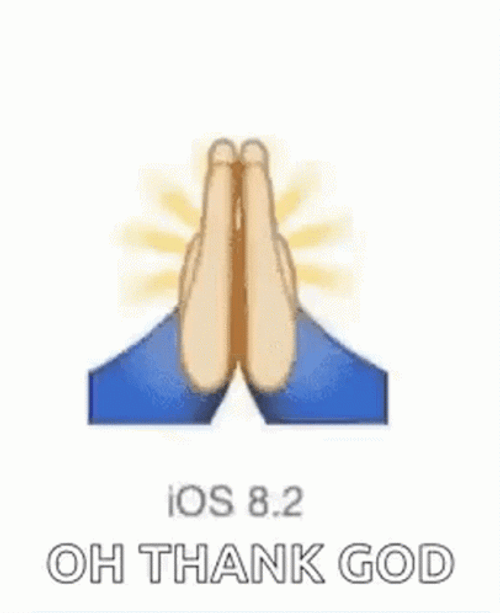Thank God IOS Emoji GIF