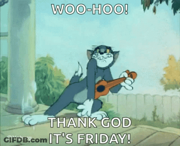Thank God It's Friday Funny Tom GIF