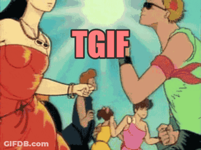 Thank God Its Friday 80S Disco GIF