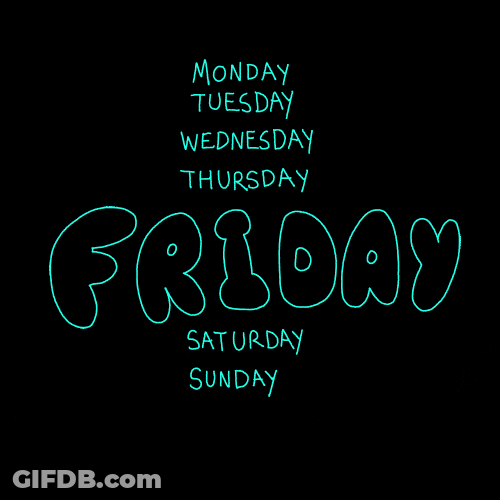 Thank God Its Friday Graffiti GIF