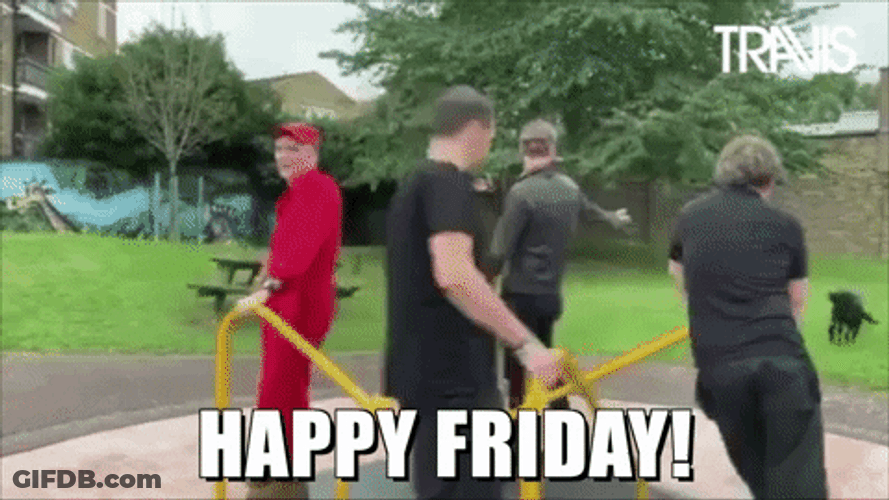 Thank God Its Friday Happy Playing GIF