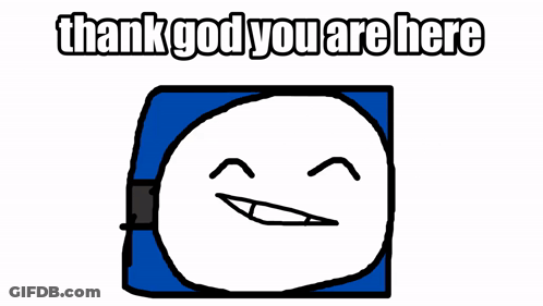 Thank God You Are Here Cartoon GIF