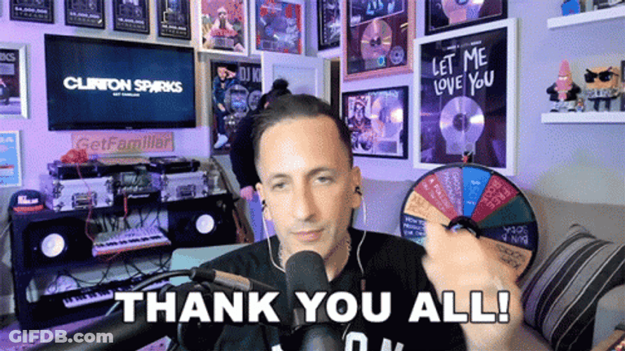 Thank You All DJ Clinton Sparks GIF
