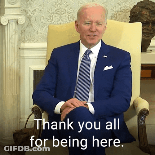 Thank You All For Being Here GIF