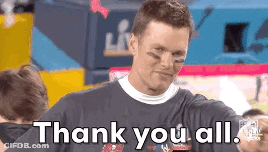 Thank You All Smiling Man GIF