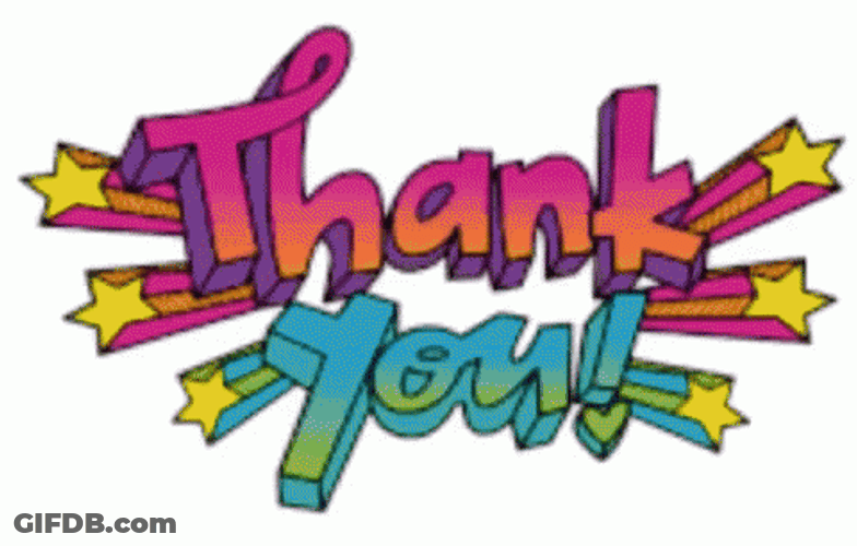 Thank You Animated Text GIF