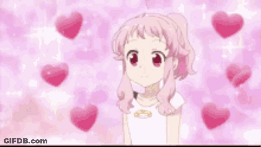 Thank You Anime Yell Hatoya Kohane GIF