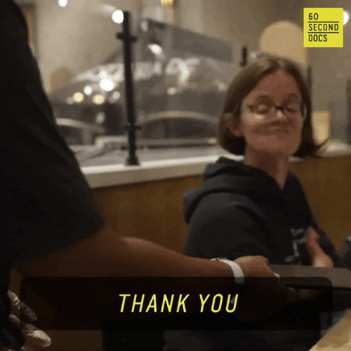Thank You Asl Agree Nod GIF