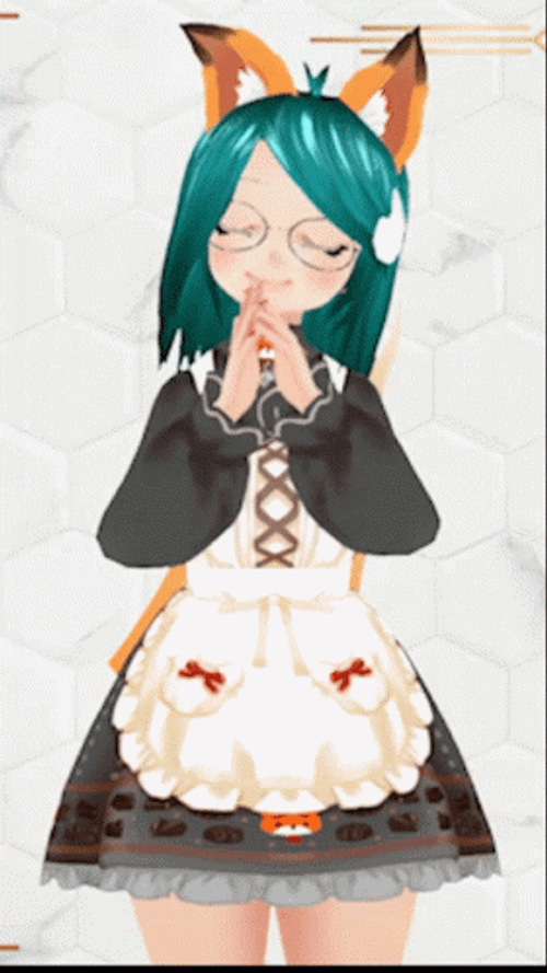 Thank You Asl Fox Maid GIF