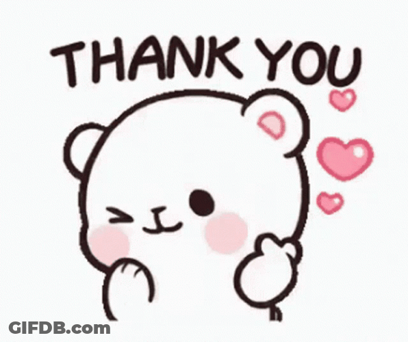 Thank You Clipart Milk And Mocha Bear GIF