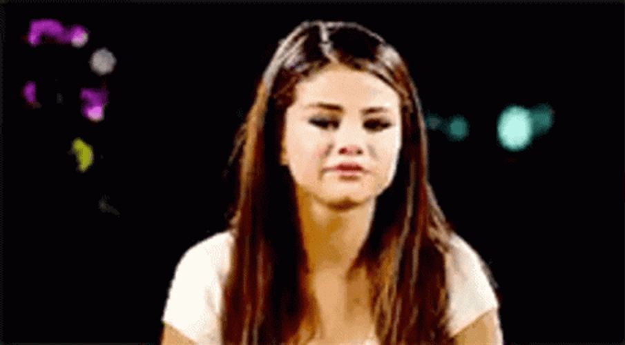 Thank You Crying And Smile Selena Gomez GIF