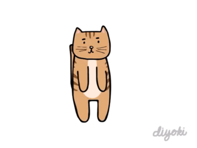 Thank You Cute Animated Dancing Cat GIF