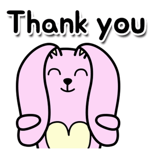 Thank You Cute Animated Puppy Finger Heart GIF