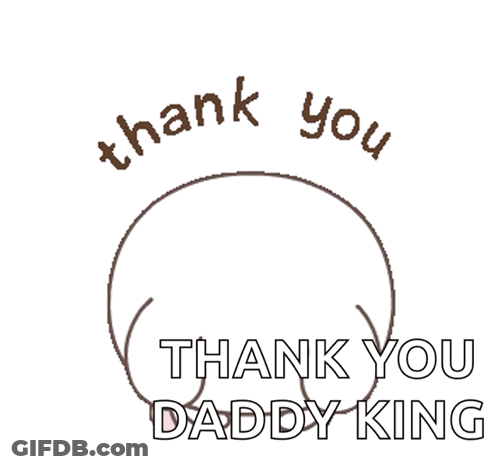 Thank You Daddy King Smiley Face GIF