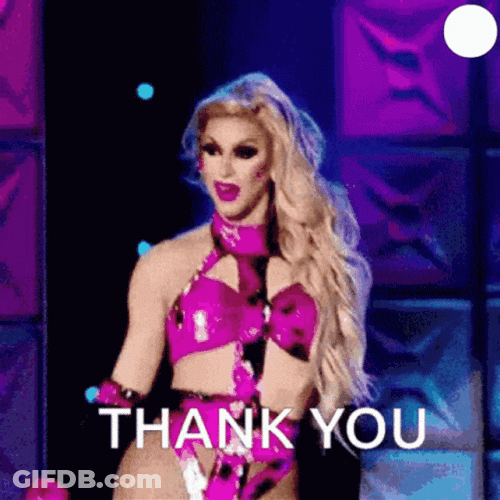 Thank You Drag Queen GIF