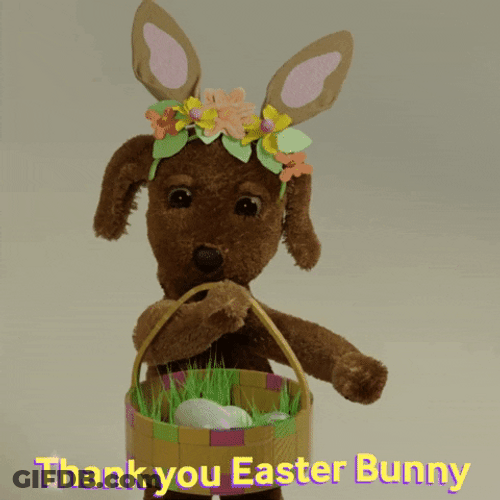 Thank You Easter Bunny GIF