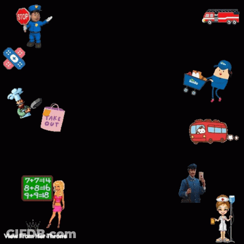 Thank You Emergency Workers Poster GIF