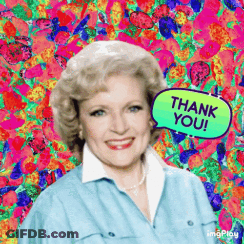 Thank You For Being A Friend GIF