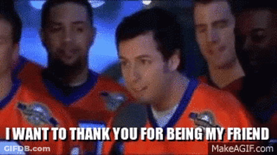 Thank You For Being A Friend GIF