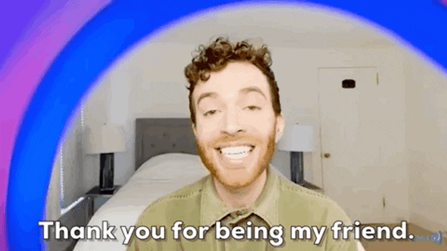 Thank You For Being A Friend Josh Helfgott Says GIF