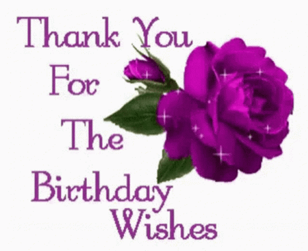 Thank You For Birthday Wishes GIF
