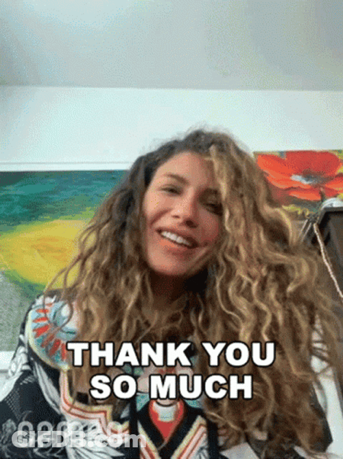 Thank You For The Birthday Wishes Juliana Harkavy GIF