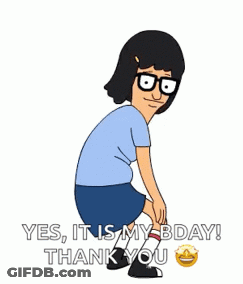 Thank You For The Birthday Wishes Tina Belcher GIF