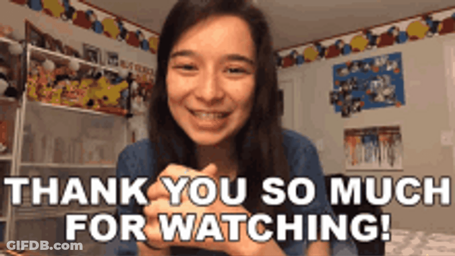 Thank You For Watching Hannah Fawcett GIF