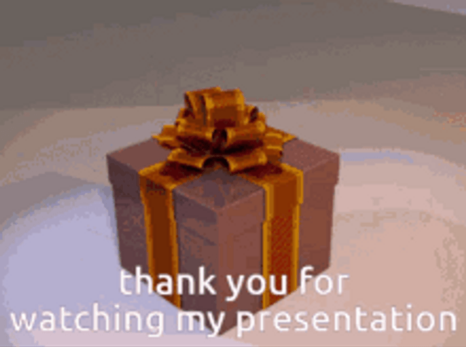 Thank You For Watching My Presentation Gift GIF