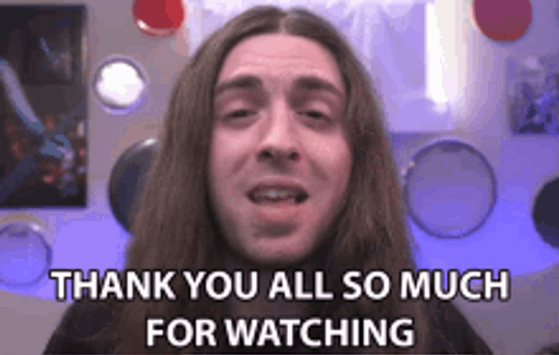 Thank You For Watching Samus Paulicelli Overwhelmed GIF