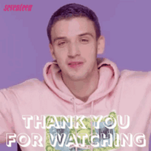 Thank You For Watching Seventeen GIF