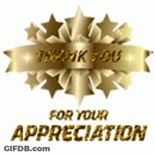 Thank You For Your Appreciation GIF