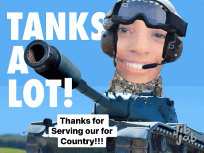 Thank You For Your Service Army Salute GIF