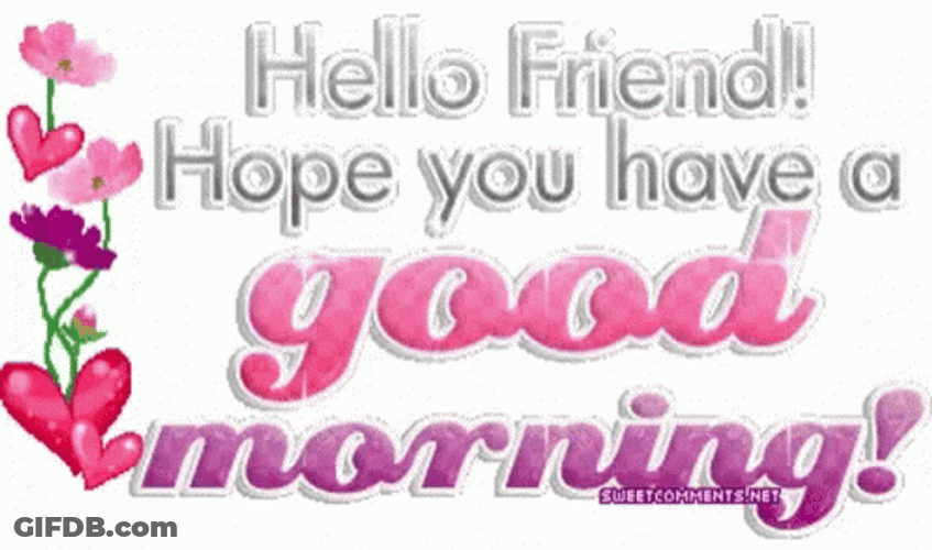 Thank You Friend Have A Good Morning GIF