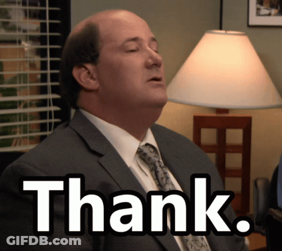 Thank You Funny Kevin The Office GIF