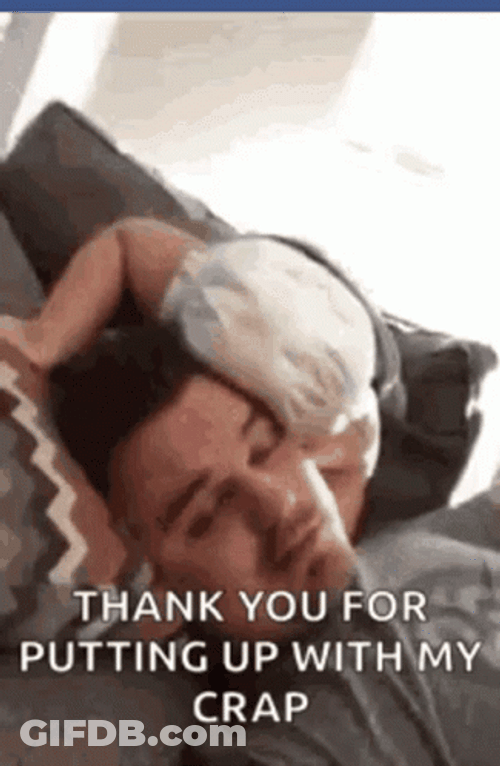 Thank You Funny Putting Up With Crap GIF