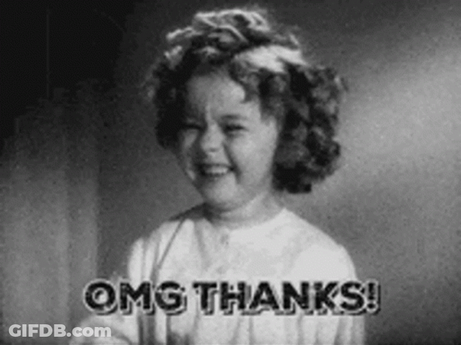 Thank You Funny Shirley Temple Laugh GIF