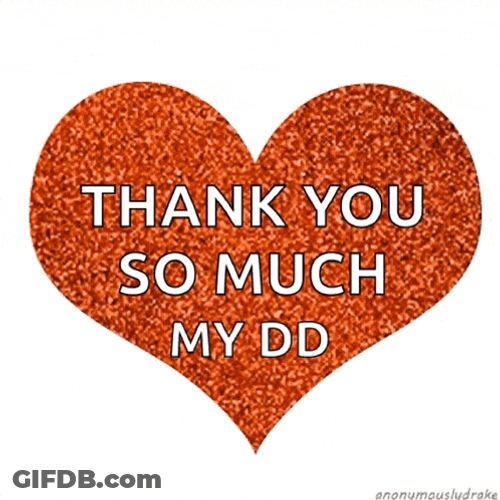 Thank You Glitter GIF