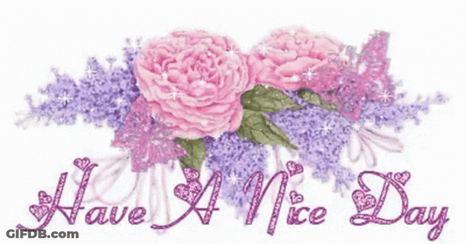 Thank You Glitter Have A Nice Day Greeting GIF