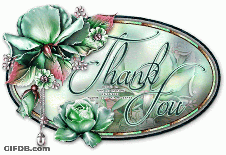 Thank You Glitter Special Clients Message GIF