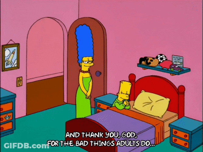 Thank You God Bad Things Adults Do GIF