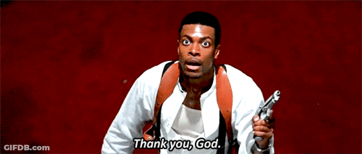 Thank You God Chris Tucker Money Falling GIF
