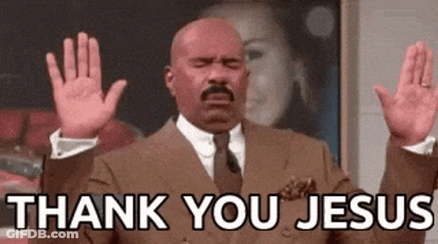Thank You God Steven Harvey Praying GIF
