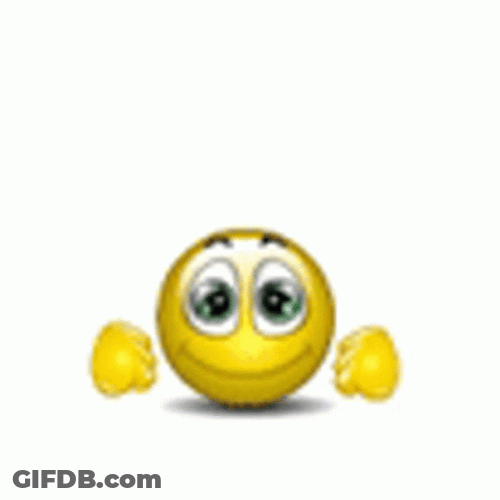 Thank You Happy Emoji Blowing Kiss GIF